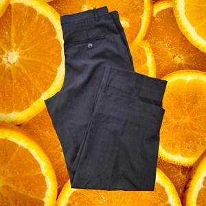 Chaps Black‎ Dress Pants Size 12 Husky